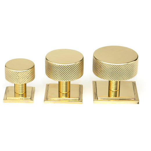 From The Anvil - Brompton Cabinet Knob - 25mm (No rose) - Polished Brass - 46820 - Choice Handles