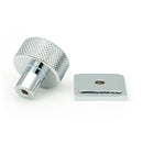 From The Anvil - Brompton Cabinet Knob - 25mm (Square) - Polished Chrome - 46821 - Choice Handles