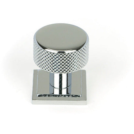 From The Anvil - Brompton Cabinet Knob - 25mm (Square) - Polished Chrome - 46821 - Choice Handles