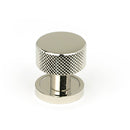 From The Anvil - Brompton Cabinet Knob - 25mm (Plain) - Polished Nickel - 46822 - Choice Handles