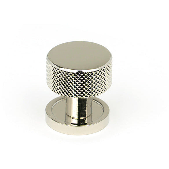 From The Anvil - Brompton Cabinet Knob - 25mm (Plain) - Polished Nickel - 46822 - Choice Handles