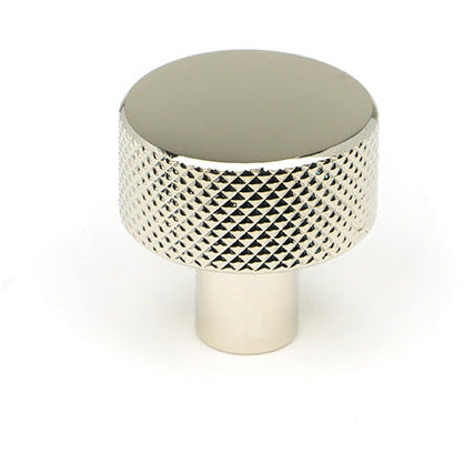 From The Anvil - Brompton Cabinet Knob - 25mm (No rose) - Polished Nickel - 46823 - Choice Handles