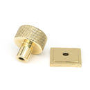 From The Anvil - Brompton Cabinet Knob - 25mm (Square) - Polished Brass - 46824 - Choice Handles