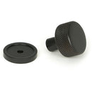 From The Anvil - Brompton Cabinet Knob - 25mm (Plain) - Aged Bronze - 46826 - Choice Handles