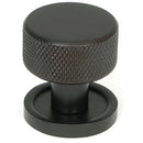 From The Anvil - Brompton Cabinet Knob - 25mm (Plain) - Aged Bronze - 46826 - Choice Handles