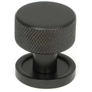 From The Anvil - Brompton Cabinet Knob - 25mm (Plain) - Aged Bronze - 46826 - Choice Handles