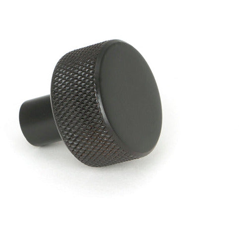 From The Anvil - Brompton Cabinet Knob - 25mm (No rose) - Aged Bronze - 46827 - Choice Handles