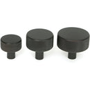 From The Anvil - Brompton Cabinet Knob - 25mm (No rose) - Aged Bronze - 46827 - Choice Handles