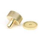 From The Anvil - Brompton Cabinet Knob - 32mm (Plain) - Polished Brass - 46828 - Choice Handles