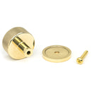From The Anvil - Brompton Cabinet Knob - 32mm (Plain) - Polished Brass - 46828 - Choice Handles