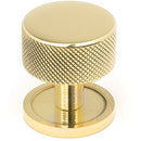 From The Anvil - Brompton Cabinet Knob - 32mm (Plain) - Polished Brass - 46828 - Choice Handles