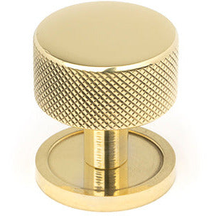 From The Anvil - Brompton Cabinet Knob - 32mm (Plain) - Polished Brass - 46828 - Choice Handles