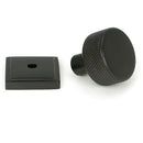 From The Anvil - Brompton Cabinet Knob - 25mm (Square) - Aged Bronze - 46829 - Choice Handles