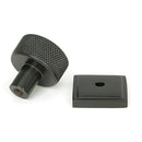 From The Anvil - Brompton Cabinet Knob - 25mm (Square) - Aged Bronze - 46829 - Choice Handles