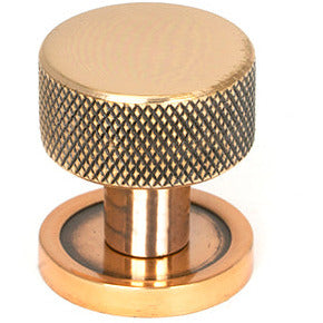 From The Anvil - Brompton Cabinet Knob - 25mm (Plain) - Polished Bronze - 46830 - Choice Handles