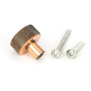 From The Anvil - Brompton Cabinet Knob - 25mm (No rose) - Polished Bronze - 46831 - Choice Handles