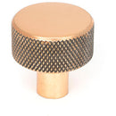 From The Anvil - Brompton Cabinet Knob - 25mm (No rose) - Polished Bronze - 46831 - Choice Handles