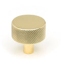 From The Anvil - Brompton Cabinet Knob - 32mm (No rose) - Polished Brass - 46832 - Choice Handles