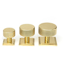 From The Anvil - Brompton Cabinet Knob - 32mm (Square) - Polished Brass - 46836 - Choice Handles