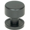 From The Anvil - Brompton Cabinet Knob - 25mm (Plain) - Matt Black - 46838 - Choice Handles