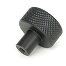 From The Anvil - Brompton Cabinet Knob - 25mm (No rose) - Matt Black - 46839 - Choice Handles