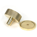 From The Anvil - Brompton Cabinet Knob - 38mm (Plain) - Polished Brass - 46840 - Choice Handles