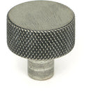 From The Anvil - Brompton Cabinet Knob - 25mm (No rose) - Pewter Patina - 46843 - Choice Handles