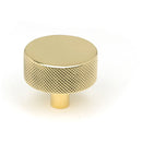 From The Anvil - Brompton Cabinet Knob - 38mm (No rose) - Polished Brass - 46844 - Choice Handles