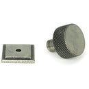 From The Anvil - Brompton Cabinet Knob - 25mm (Square) - Pewter Patina - 46845 - Choice Handles