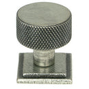From The Anvil - Brompton Cabinet Knob - 25mm (Square) - Pewter Patina - 46845 - Choice Handles