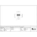 From The Anvil - Brompton Cabinet Knob - 25mm (No rose) - Polished Stainless Steel - 46847 - Choice Handles