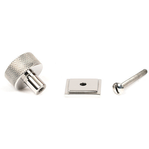 From The Anvil - Brompton Cabinet Knob - 25mm (Square) - Polished Stainless Steel - 46849 - Choice Handles