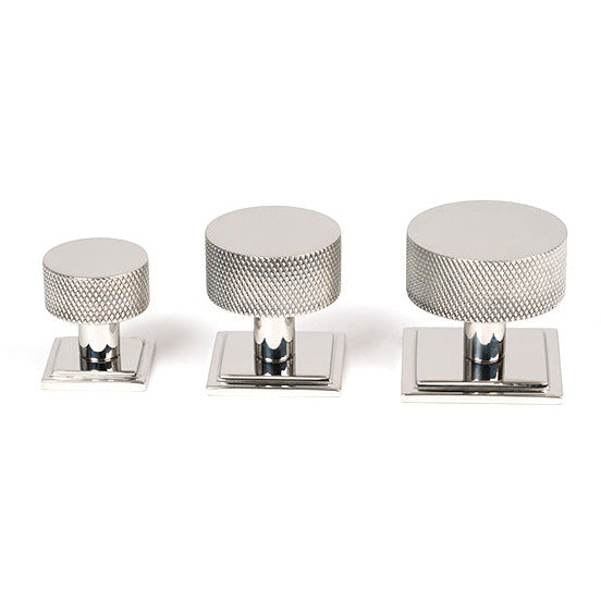 From The Anvil - Brompton Cabinet Knob - 25mm (Square) - Polished Stainless Steel - 46849 - Choice Handles