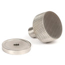From The Anvil - Brompton Cabinet Knob - 25mm (Plain) - Satin Stainless Steel - 46850 - Choice Handles