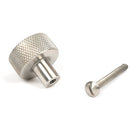 From The Anvil - Brompton Cabinet Knob - 25mm (No rose) - Satin Stainless Steel - 46851 - Choice Handles