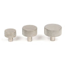 From The Anvil - Brompton Cabinet Knob - 25mm (No rose) - Satin Stainless Steel - 46851 - Choice Handles