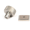 From The Anvil - Brompton Cabinet Knob - 25mm (Square) - Satin Stainless Steel - 46853 - Choice Handles
