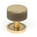 From The Anvil - Brompton Cabinet Knob - 32mm (Plain) - Aged Brass - 46854 - Choice Handles