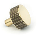 From The Anvil - Brompton Cabinet Knob - 32mm (No rose) - Aged Brass - 46855 - Choice Handles