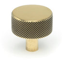 From The Anvil - Brompton Cabinet Knob - 32mm (No rose) - Aged Brass - 46855 - Choice Handles