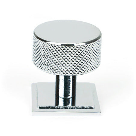 From The Anvil - Brompton Cabinet Knob - 32mm (Square) - Polished Chrome - 46861 - Choice Handles