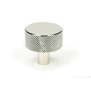 From The Anvil - Brompton Cabinet Knob - 32mm (No rose) - Polished Nickel - 46863 - Choice Handles