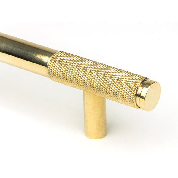 From The Anvil - Half Brompton Pull Handle - Small - Polished Brass - 46864 - Choice Handles