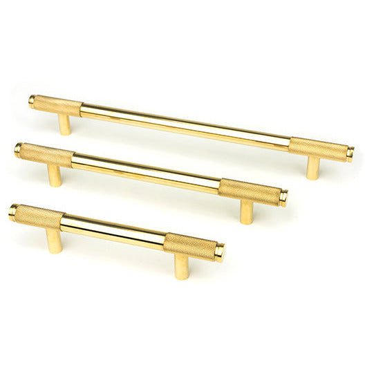 From The Anvil - Half Brompton Pull Handle - Small - Polished Brass - 46864 - Choice Handles