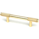 From The Anvil - Half Brompton Pull Handle - Small - Polished Brass - 46864 - Choice Handles