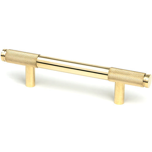 From The Anvil - Half Brompton Pull Handle - Small - Polished Brass - 46864 - Choice Handles