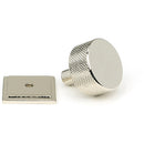 From The Anvil - Brompton Cabinet Knob - 32mm (Square) - Polished Nickel - 46865 - Choice Handles