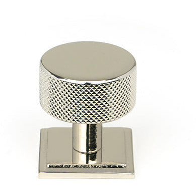 From The Anvil - Brompton Cabinet Knob - 32mm (Square) - Polished Nickel - 46865 - Choice Handles