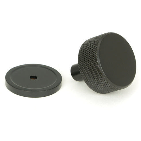 From The Anvil - Brompton Cabinet Knob - 32mm (Plain) - Aged Bronze - 46866 - Choice Handles