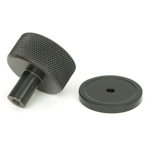 From The Anvil - Brompton Cabinet Knob - 32mm (Plain) - Aged Bronze - 46866 - Choice Handles